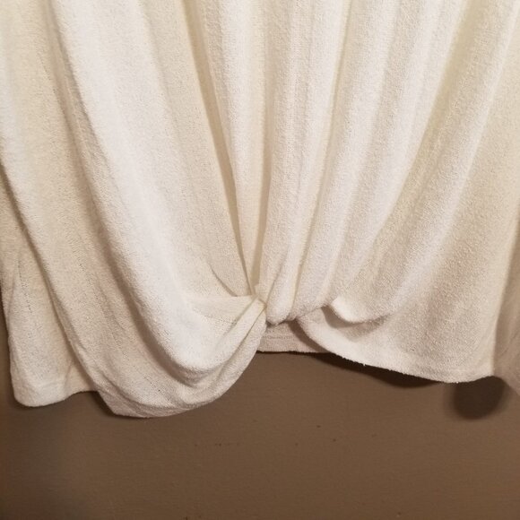 NEW Time & True Twist Front Tank, XXL (2), Winter White - Picture 3 of 8